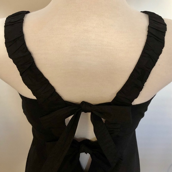 Black Bow-Back Double Zero/Anthropologie Dress - Picture 13 of 15